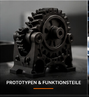 Beispielhafte 3D-gedruckte Funktionsteile